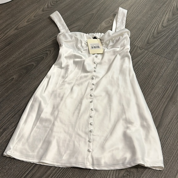 Devoted Heart Satin Mini Dress - Picture 5 of 5